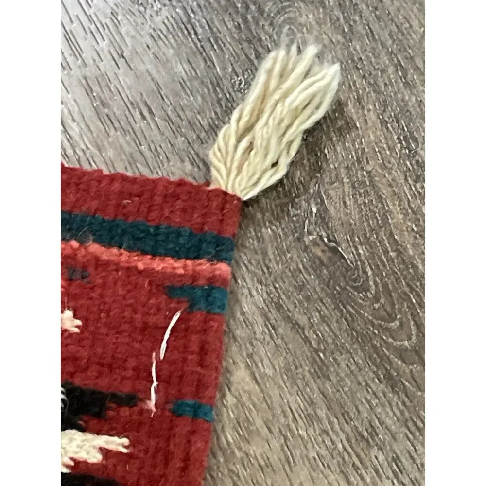 4x7 ft Southwestern Navajo Style Wool Tribal Mexican Chief Blanket